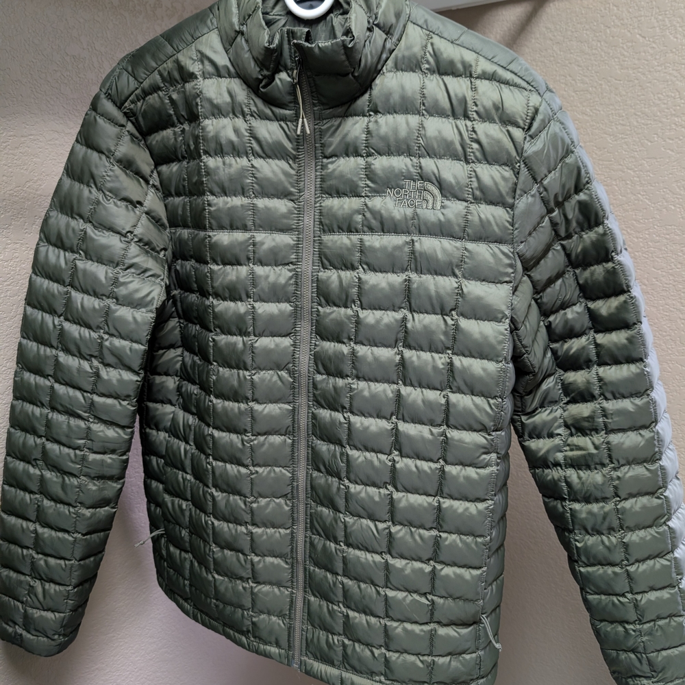 The North Face Men's Olive Puffer Jacket